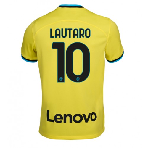 Fotbalové Dres Inter Milan Lautaro Martinez #10 Alternativní 2022-23 Krátký Rukáv